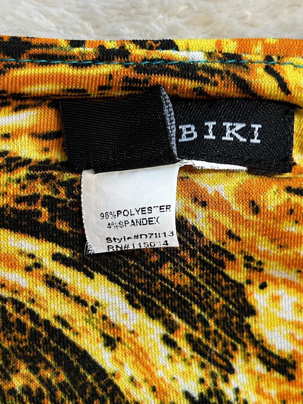 NIKIBIKI Strapless Scarf Print Maxi Dress Size Small - Picture 7 of 8